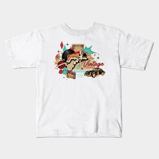 Vintage Retro T-shirt 1900's Kids T-Shirt